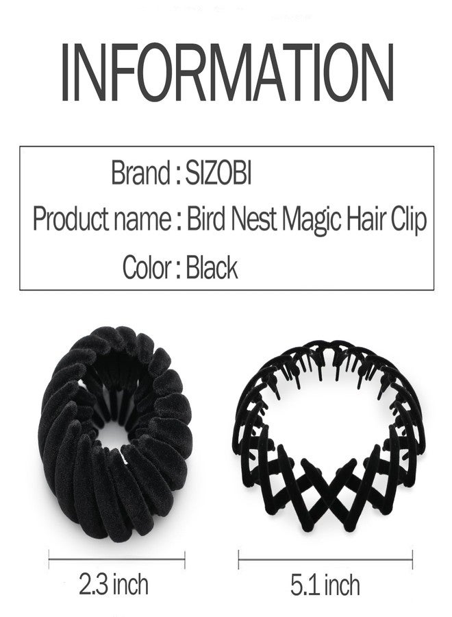 Sizobi Hair Barrettes & Scrunchies for Women's Hair for Every Hair Type Bird Nest Ponytail Holders - Image 3